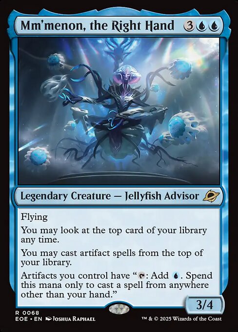Mm'menon, the Right Hand - Edge of Eternities EOE - NM - 0068 R