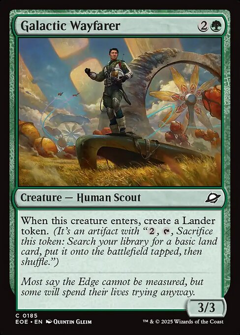 Galactic Wayfarer - Edge of Eternities EOE - NM - 0185 C (Foil)