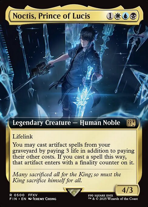 Noctis, Prince of Lucis - Final Fantasy FIN - NM - 0500 R (Extended)