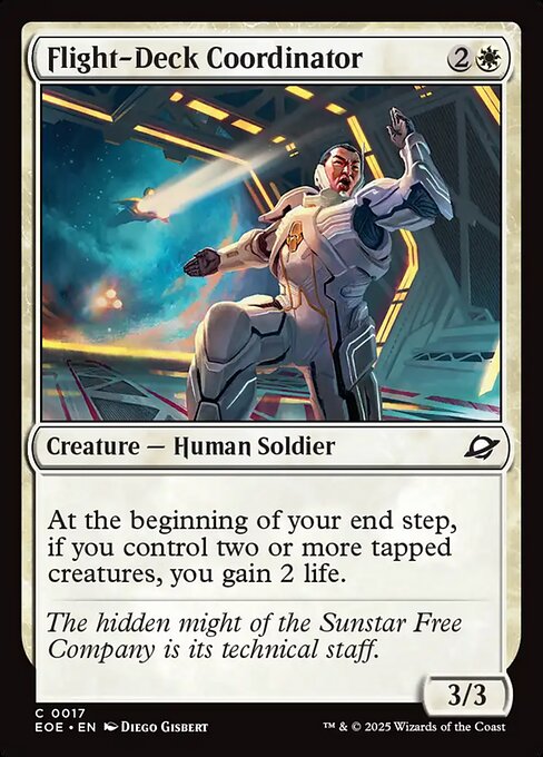 Flight-Deck Coordinator - Edge of Eternities EOE - NM - 0017 C (Foil)