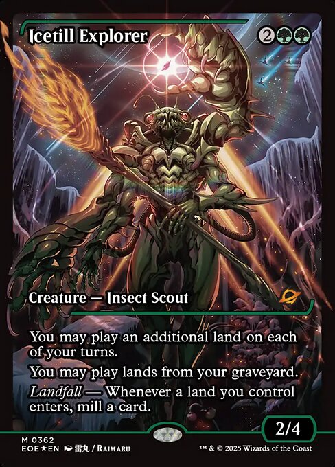 Icetill Explorer - Edge of Eternities EOE - NM - 0362 M (Showcase Foil)