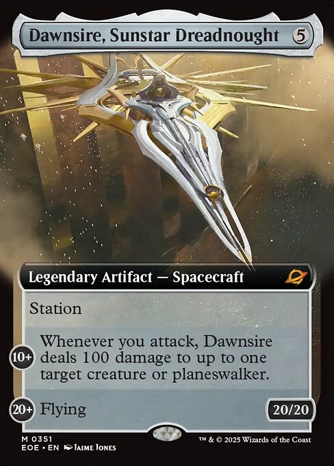 Dawnsire, Sunstar Dreadnought - Edge of Eternities EOE - NM - 0351 M (Extended)