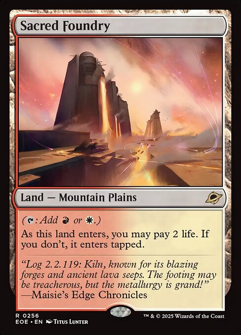Sacred Foundry - Edge of Eternities EOE - NM - 0256 R