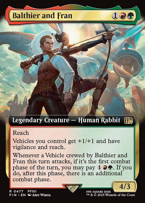 Balthier and Fran - Final Fantasy FIN - NM - 0477 R (Extended)