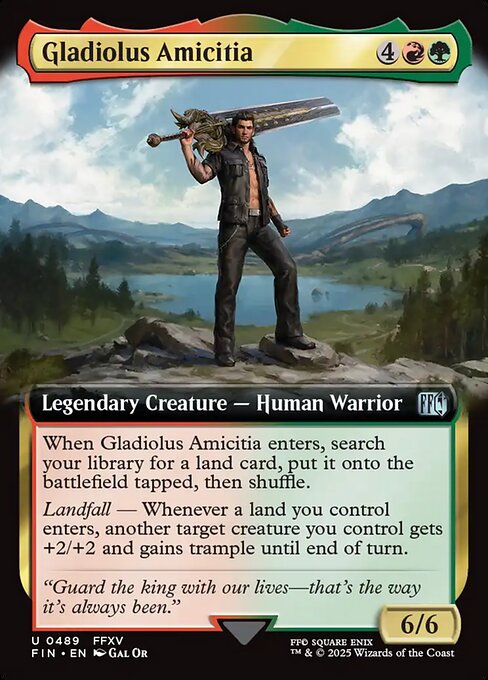 Gladiolus Amicitia - Final Fantasy FIN - NM - 0489 U (Extended)