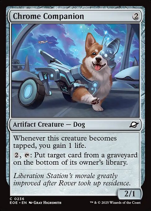 Chrome Companion - Edge of Eternities EOE - NM - 0236 C (Foil)