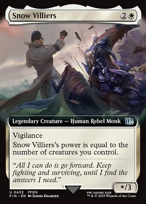 Snow Villiers - Final Fantasy FIN - NM - 0432 U (Extended)