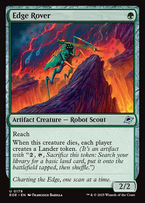 Edge Rover - Edge of Eternities EOE - NM - 0179 U (Foil)