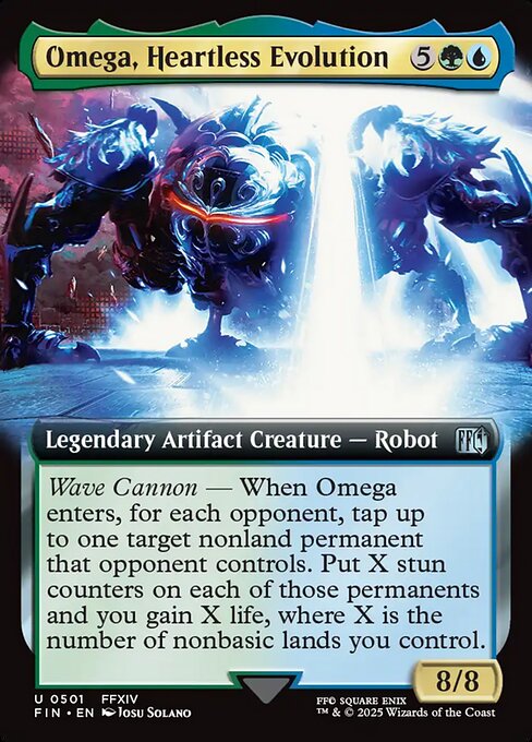 Omega, Heartless Evolution - Final Fantasy FIN - NM - 0501 U (Extended)