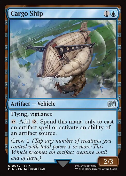 Cargo Ship - Final Fantasy FIN - NM - 0047 U (Foil)
