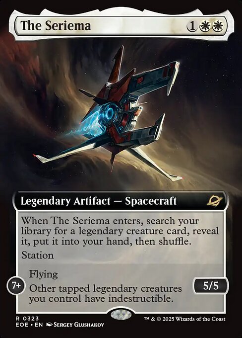 The Seriema - Edge of Eternities EOE - NM - 0323 R (Extended Foil)