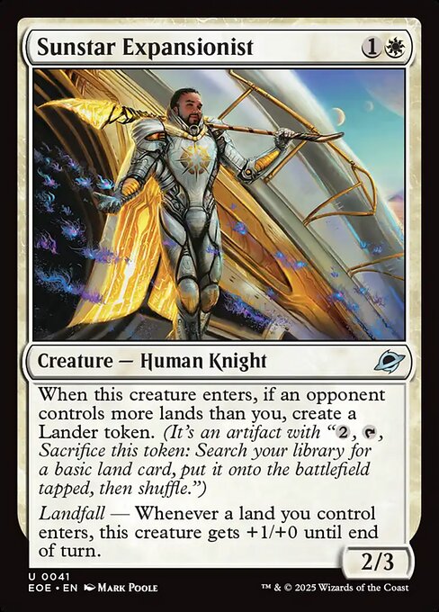 Sunstar Expansionist - Edge of Eternities EOE - NM - 0041 U (Foil)