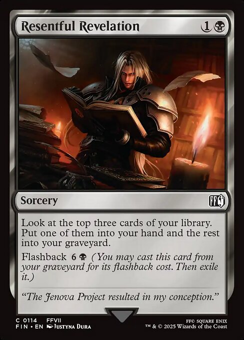 Resentful Revelation - Final Fantasy FIN - NM - 0114 C (Foil)