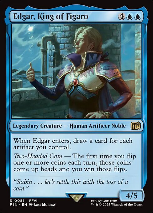 Edgar, King of Figaro - Final Fantasy FIN - NM - 0051 R