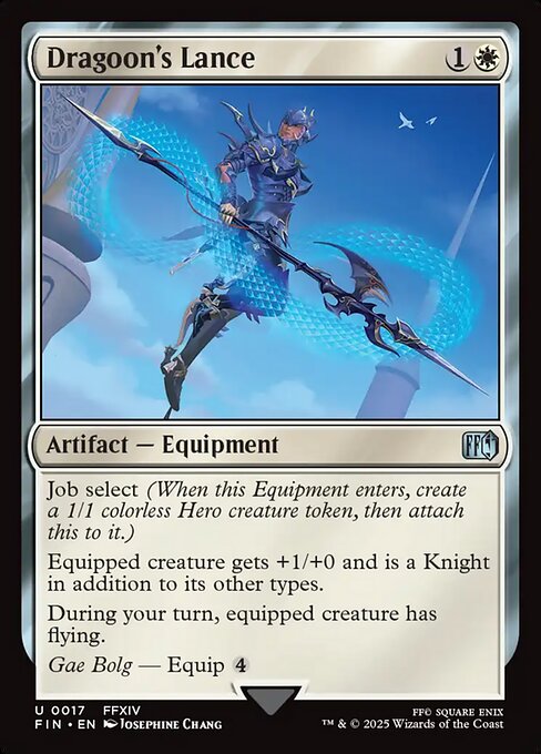 Dragoon's Lance - Final Fantasy FIN - NM - 0017 U