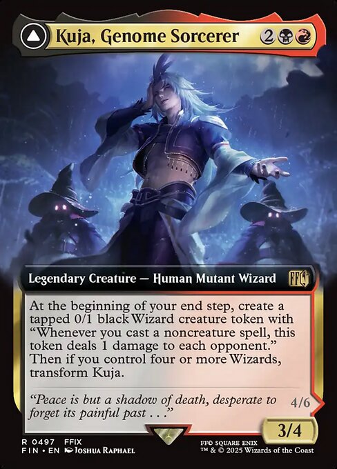Kuja, Genome Sorcerer // Trance Kuja, Fate Defied - Final Fantasy FIN - NM - 0497 R (Extended)