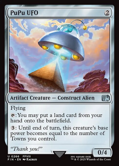 PuPu UFO - Final Fantasy FIN - NM - 0266 U (Foil)