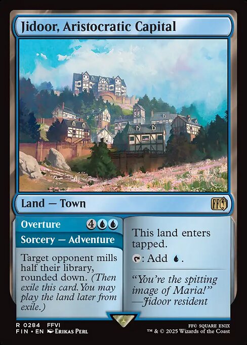 Jidoor, Aristocratic Capital // Overture - Final Fantasy FIN - NM - 0284 R (Foil)