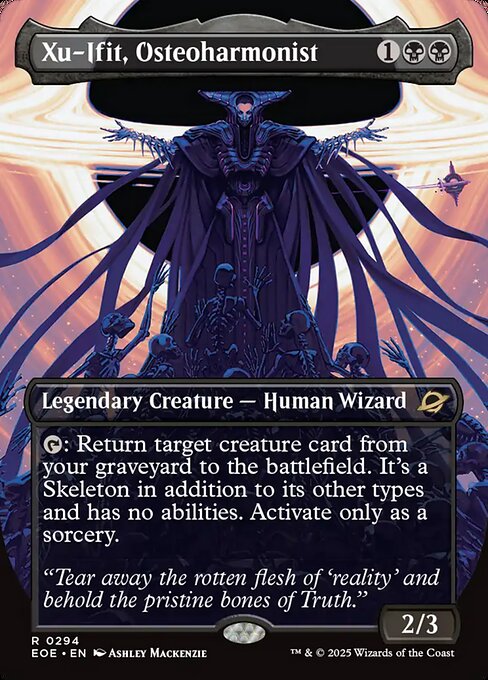 Xu-Ifit, Osteoharmonist - Edge of Eternities EOE - NM - 0294 R (Borderless Foil)