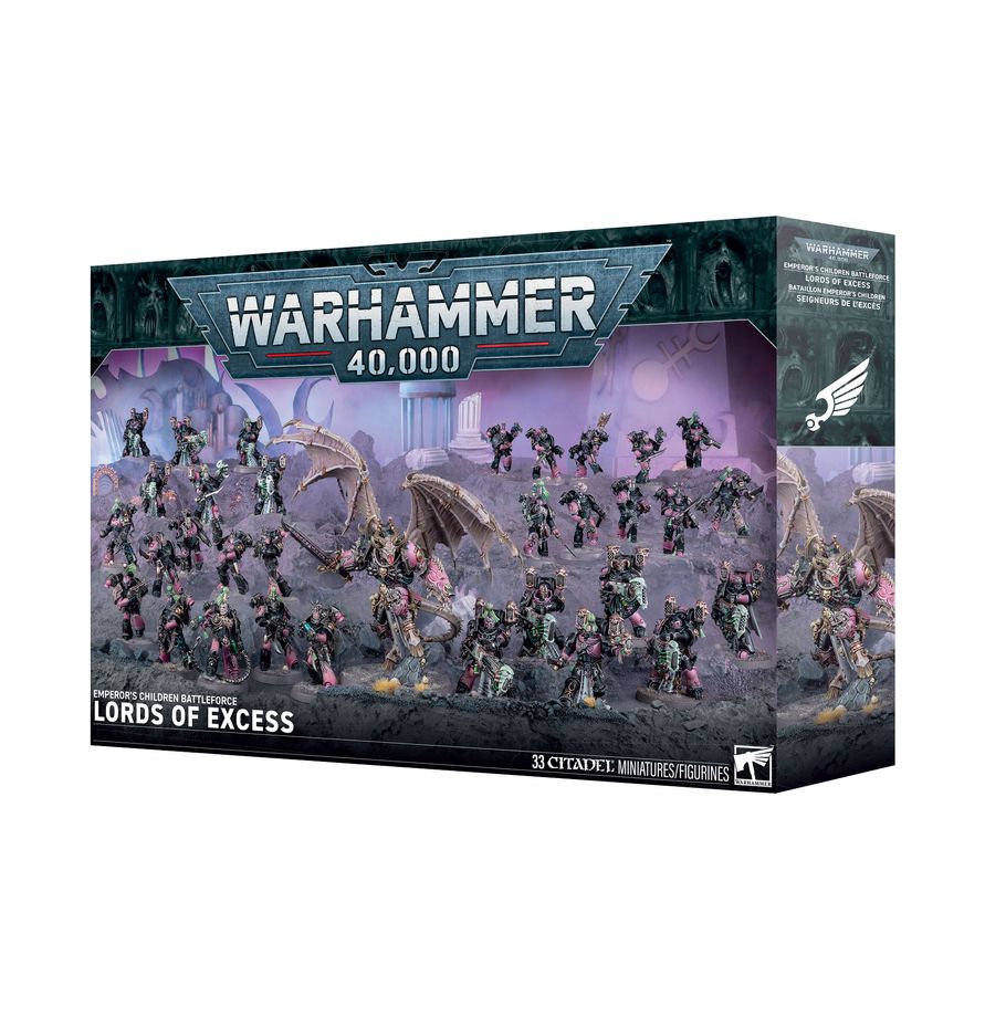 [PRE-ORDER] Warhammer 40,000 - Battleforce - Emperor's Children: Lords of Excess