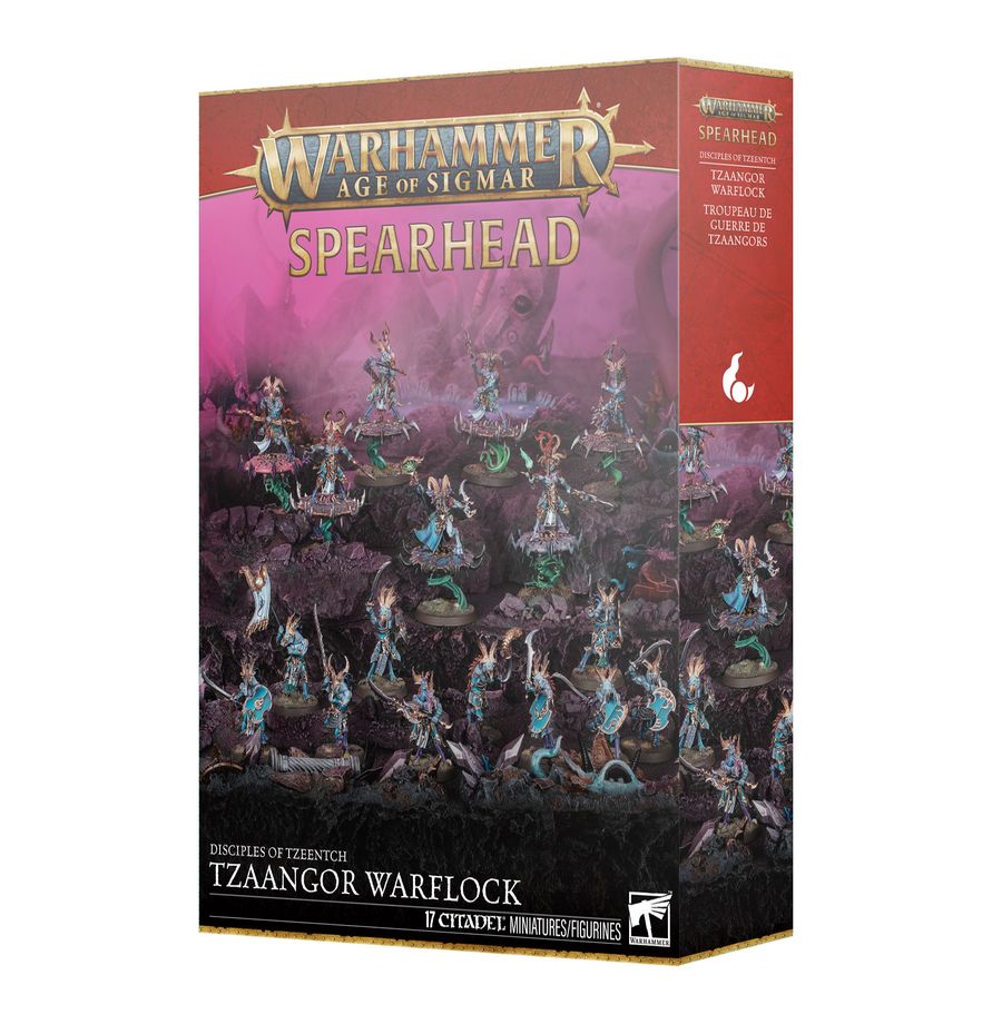 [PRE-ORDER] Warhammer Age of Sigmar - Spearhead: Disciples of Tzeentch – Tzaangor Warflock