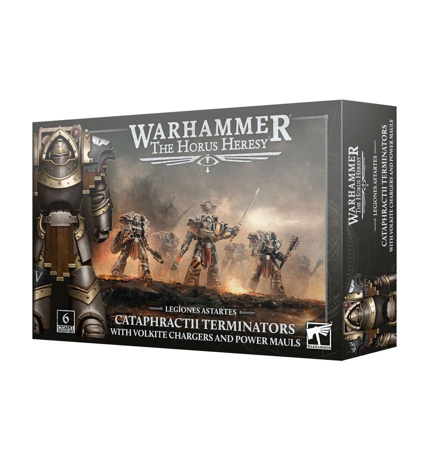 [PRE-ORDER] Warhammer The Horus Heresy - Cataphractii Terminators with Volkite Chargers and Power Mauls
