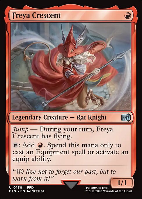 Freya Crescent - Final Fantasy FIN - NM - 0138 U (Foil)