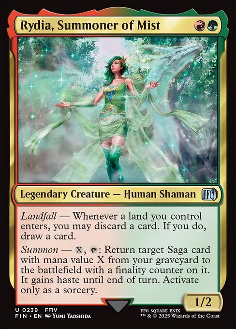 Rydia, Summoner of Mist - Final Fantasy FIN - NM - 0239 U (Foil)