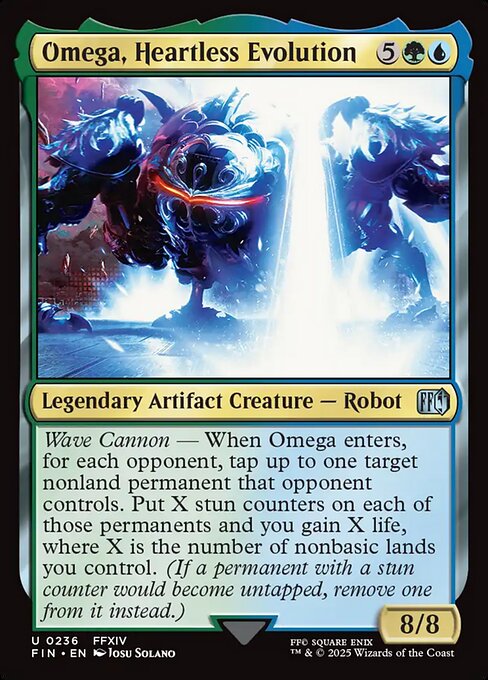 Omega, Heartless Evolution - Final Fantasy FIN - NM - 0236 U (Foil)
