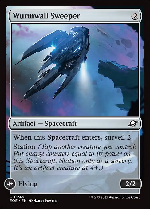 Wurmwall Sweeper - Edge of Eternities EOE - NM - 0249 C (Full Art)