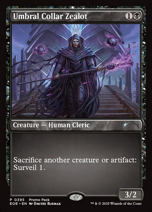 Umbral Collar Zealot - Edge of Eternities EOE - NM - 0395 U (Foil)