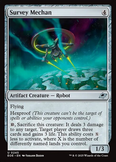 Survey Mechan - Edge of Eternities EOE - NM - 0245 U (Foil)