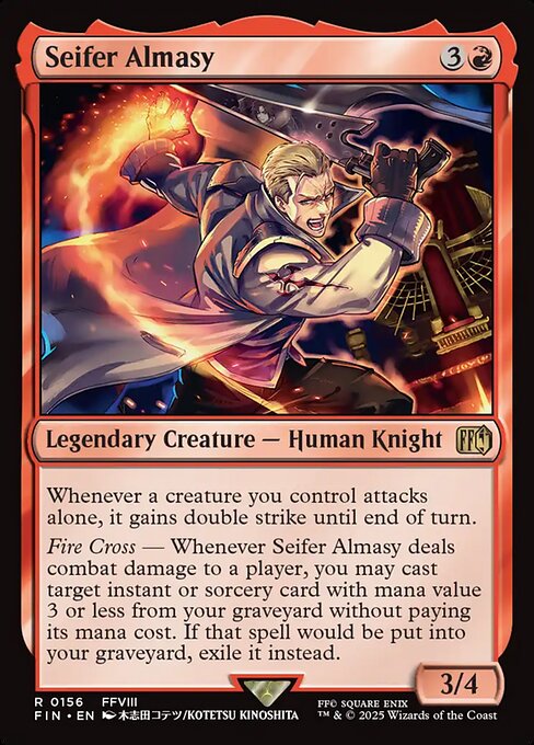 Seifer Almasy - Final Fantasy FIN - NM - 0156 R (Foil)