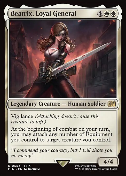 Beatrix, Loyal General - Final Fantasy FIN - NM - 0554 R