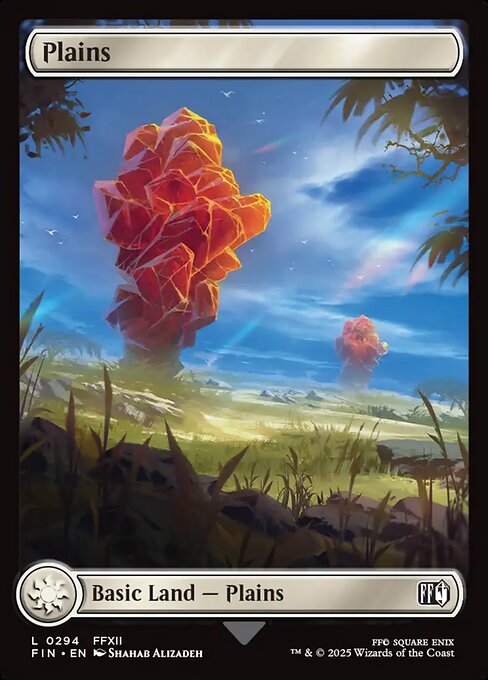 Plains - Final Fantasy FIN - NM - 0294 C (Full Art Foil)