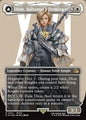 Dion, Bahamut's Dominant // Bahamut, Warden of Light - Final Fantasy FIN - NM - 0521 R (Borderless Surge Foil)