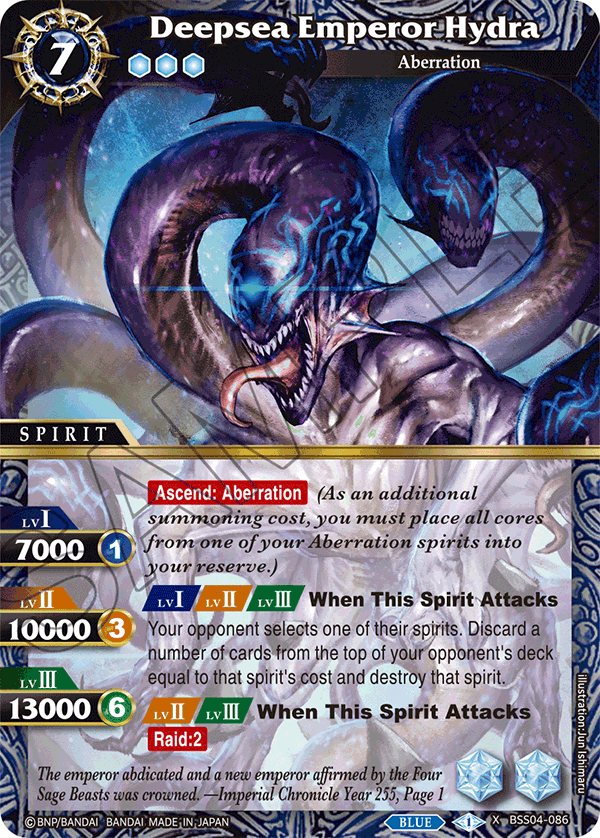 Deepsea Emperor Hydra - X BSS04-086 - Savior of Chaos (Foil)