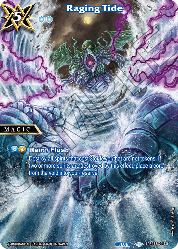 Raging Tide - SPR BSS04-136 - Savior of Chaos (Alt Art Foil)