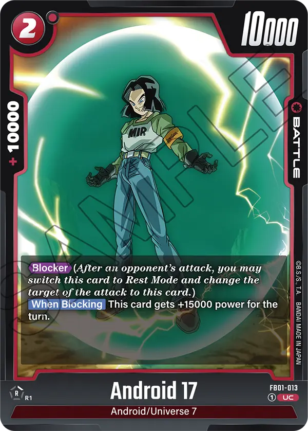 Android 17 - FB01-013 UC - FB01 Awakened Pulse - Fusion World