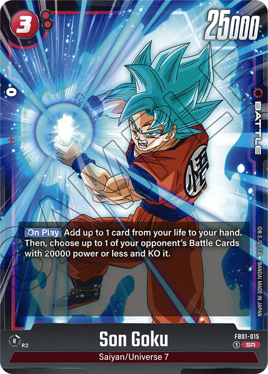 Son Goku - FB01-015 SR - FB01 Awakened Pulse - Fusion World (Foil)