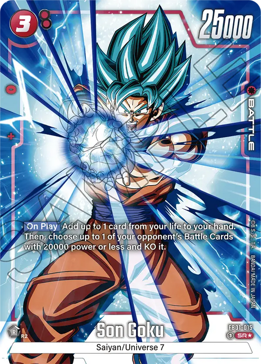 Son Goku - FB01-015 SR - FB01 Awakened Pulse - Fusion World (Alt Art Foil)