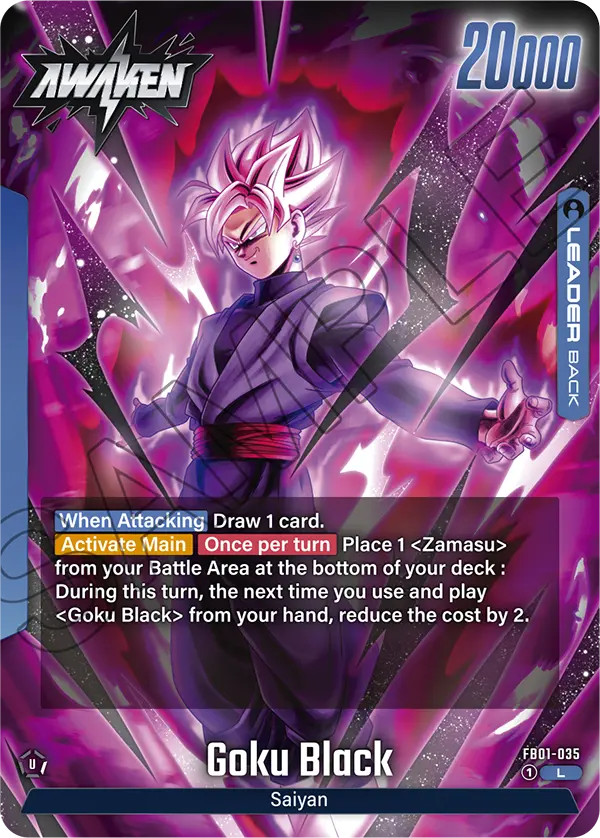 Goku Black - FB01-035 L - FB01 Awakened Pulse - Fusion World