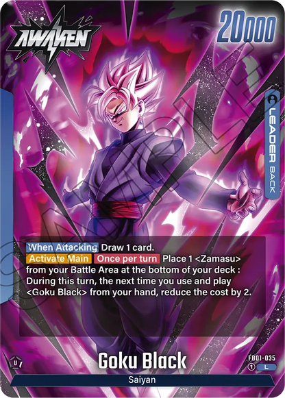 Goku Black - FB01-035 L - FB01 Awakened Pulse - Fusion World