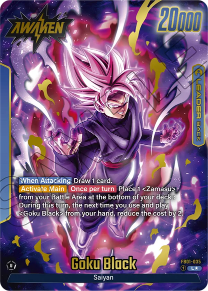 Goku Black - FB01-035 L - FB01 Awakened Pulse - Fusion World (Alt Art Foil)