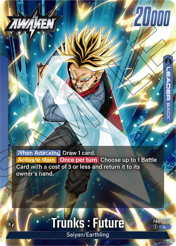 Trunks : Future - FB01-036 L - FB01 Awakened Pulse - Fusion World