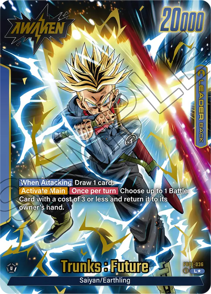 Trunks : Future - FB01-036 L - FB01 Awakened Pulse - Fusion World (Alt Art Foil)