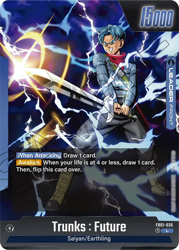 Trunks : Future - FB01-036 L - FB01 Awakened Pulse - Fusion World