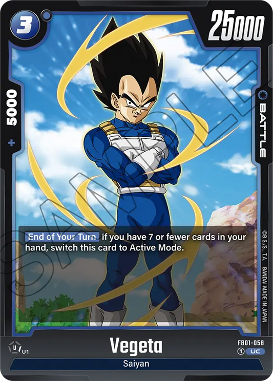 Vegeta - FB01-058 UC - FB01 Awakened Pulse - Fusion World