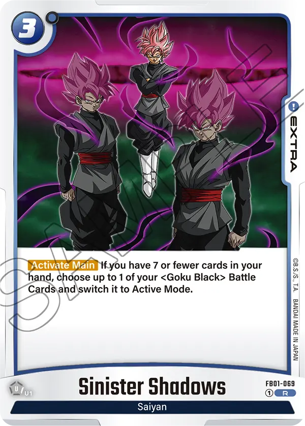 Sinister Shadows - FB01-069 R - FB01 Awakened Pulse - Fusion World (Foil)