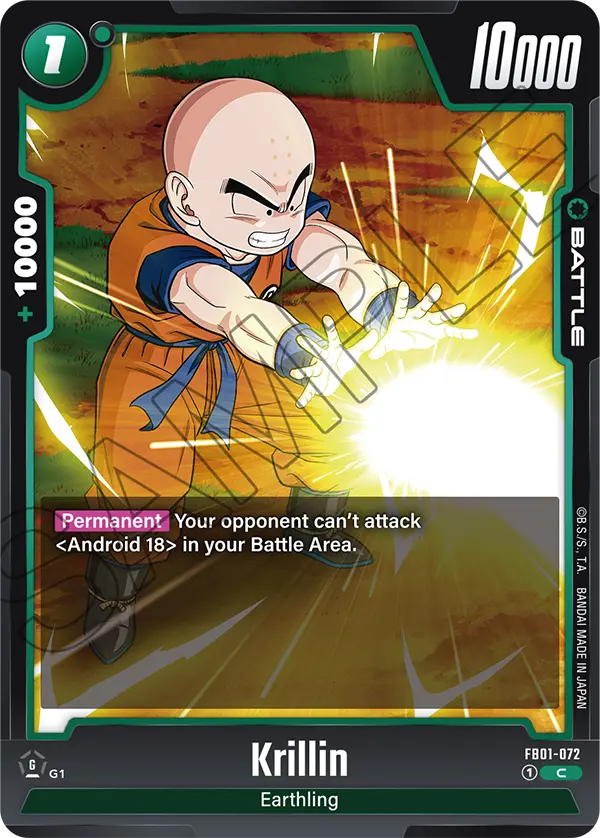 Krillin - FB01-072 C - FB01 Awakened Pulse - Fusion World